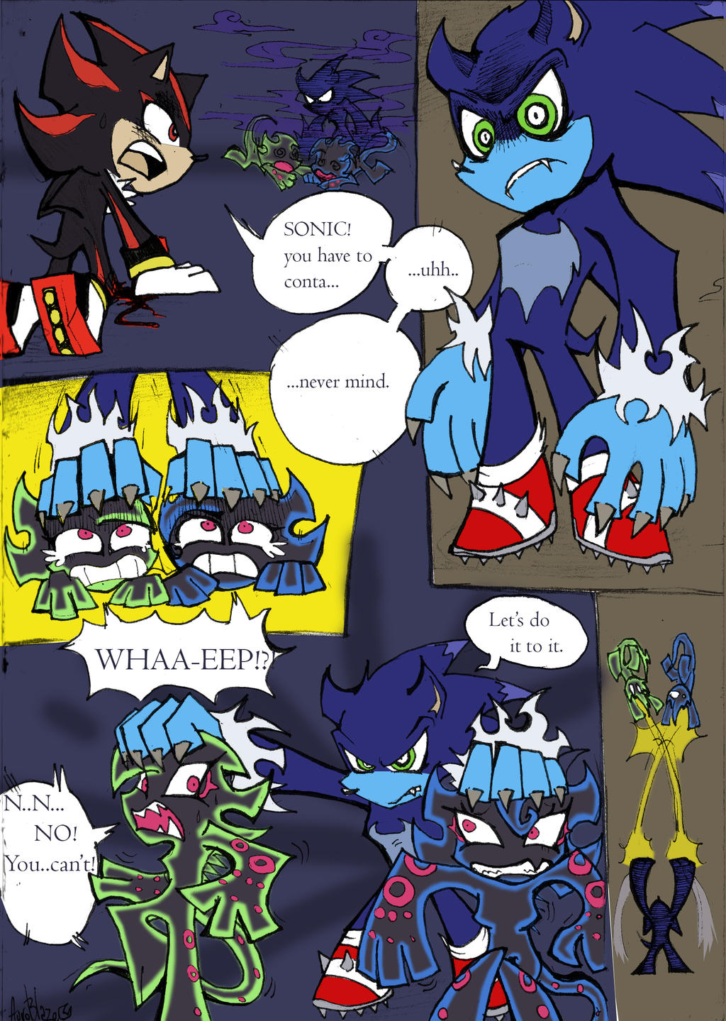 Coloured!Sonic PSG Style sketch comic pg 2 by Auroblaze on 