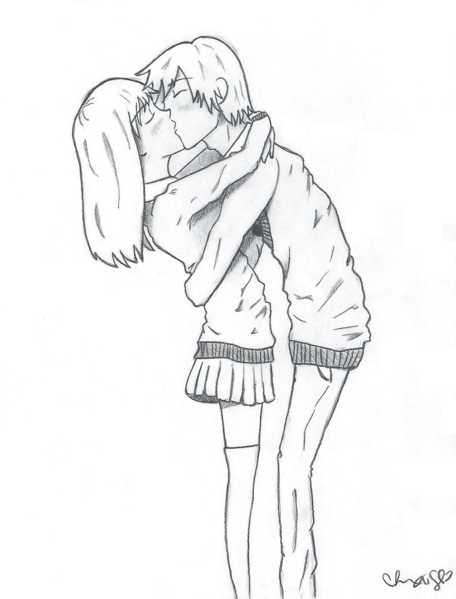 Girls Kissing Drawings - Girl Hugging Boy Drawing at GetDrawings | Free ... Boy And Girl Hugging Drawing