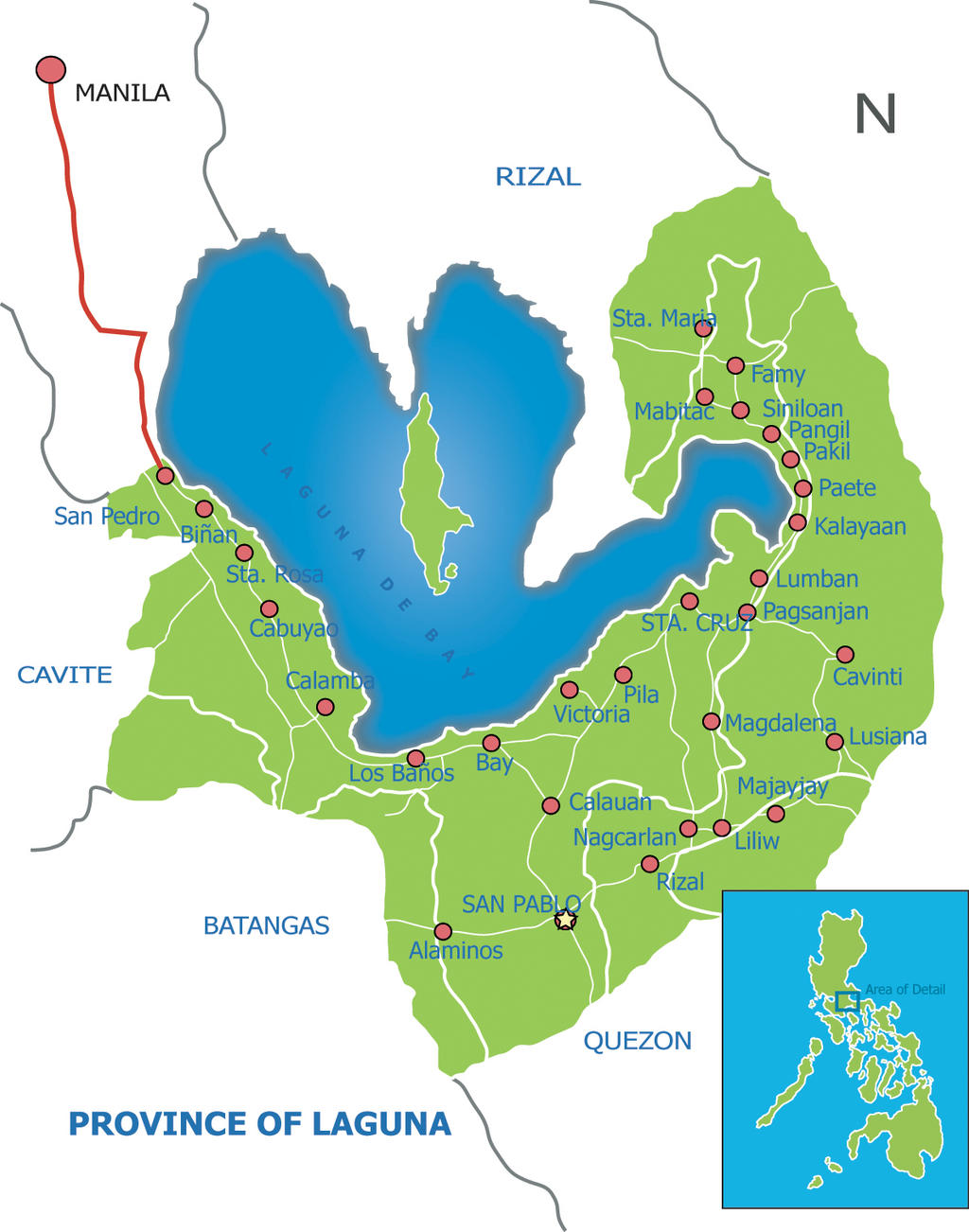 Laguna Map By Supremo106 