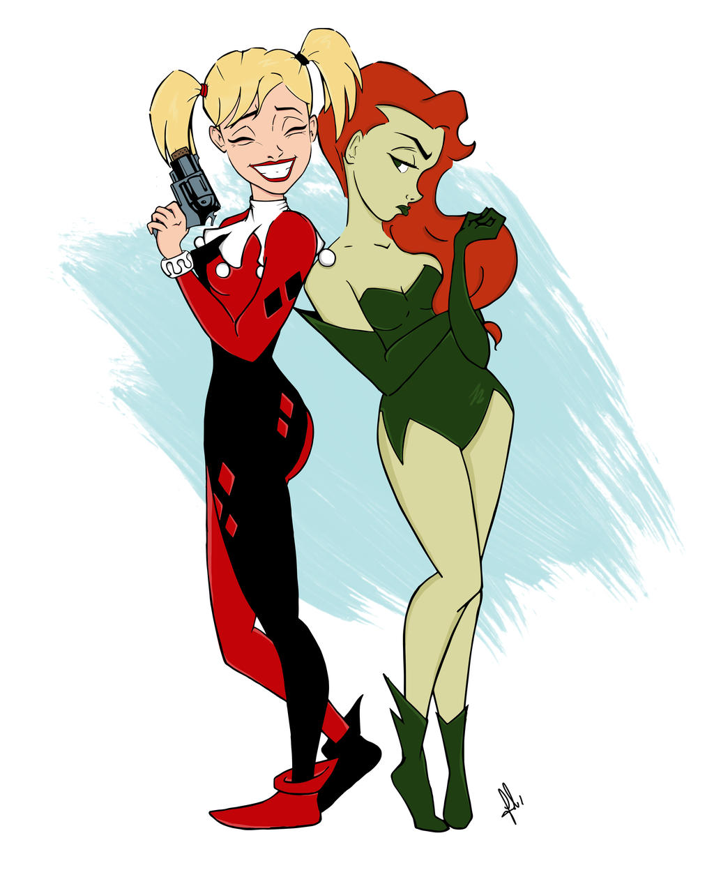 Harley and Ivy by F-Quinzel on DeviantArt