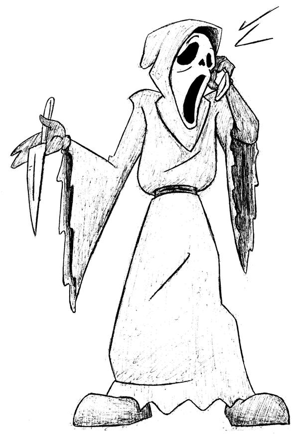 Pages The Scream Movie Coloring Pages