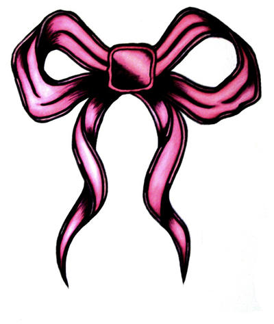 Pink Bow Tattoo Design by 13star on DeviantArt