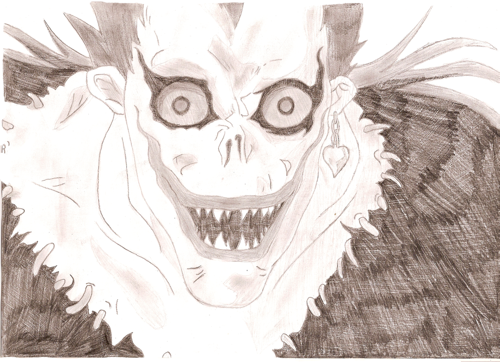 Ryuk Drawing by Conor332211 on DeviantArt