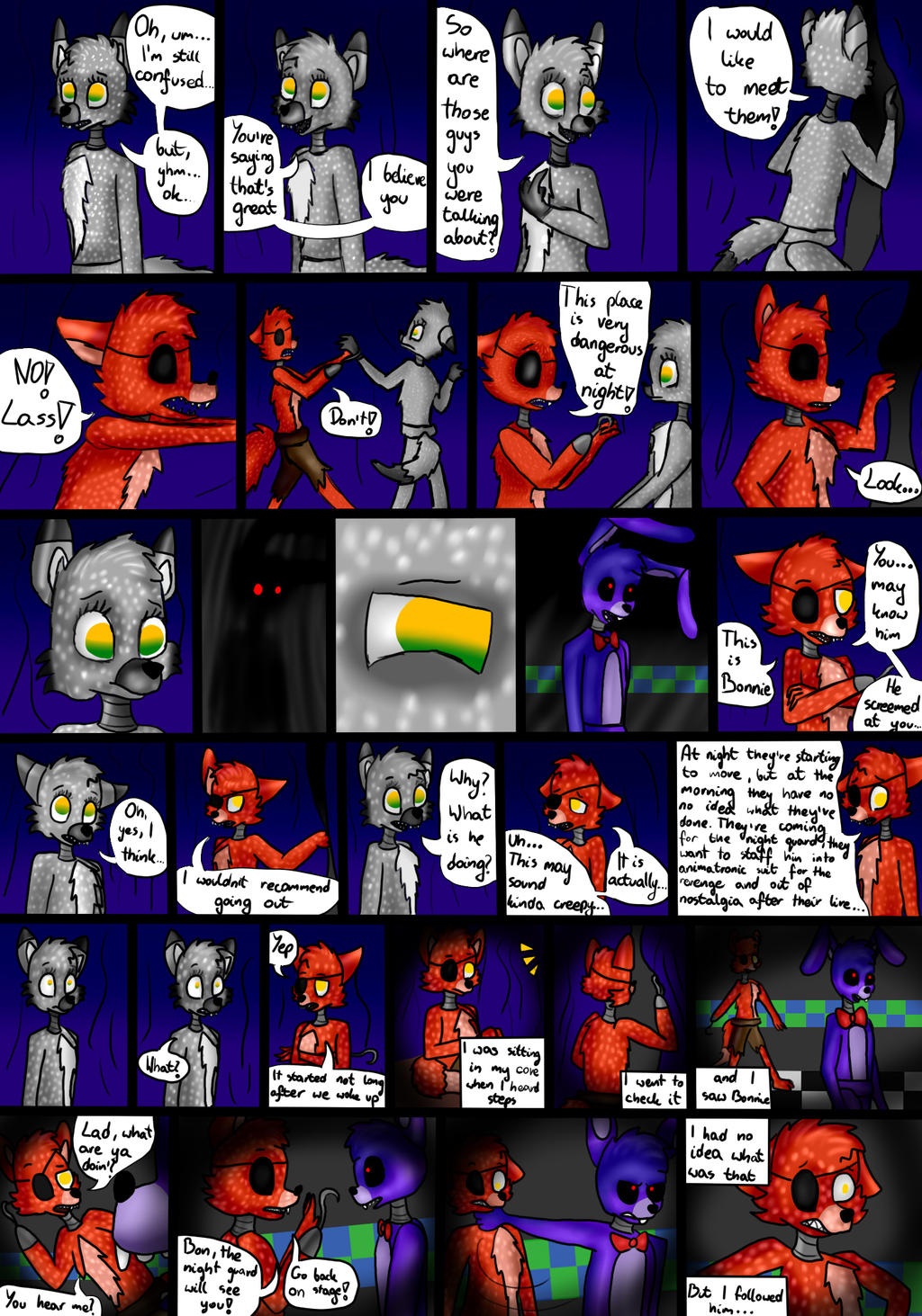 Fnaf Comic New Animatronic Page 25 By Sophie12320 On