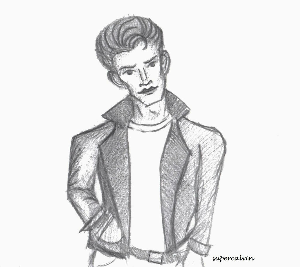 Greaser!Merlin Leather Jacket by supercalvin29 on DeviantArt