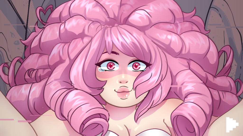 I'm back on my bullshit. Did another Rose Quartz redraw because she's so gorgeous (and I love drawing her hair lol.) Original Screenshot:   MORE: