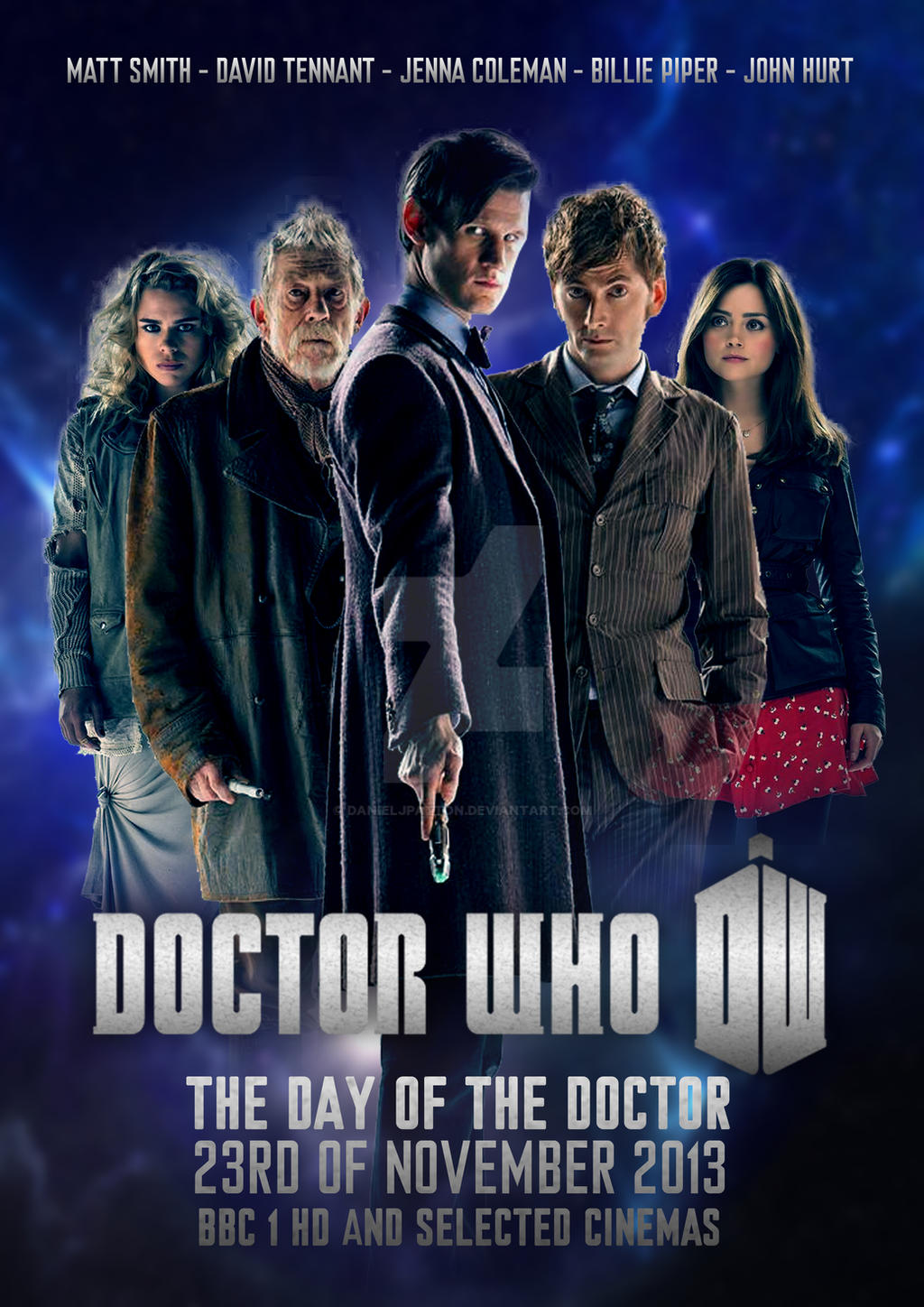 Doctor Who - the Day of the Doctor - Poster #2 by DanielJPatton on