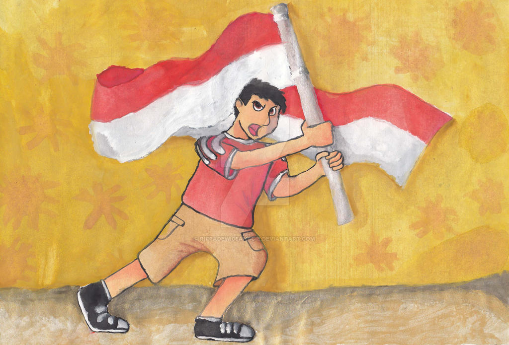 Sukarno Bendera Indonesia Riffadewi05anggie Deviantart Gambar Mewarnai