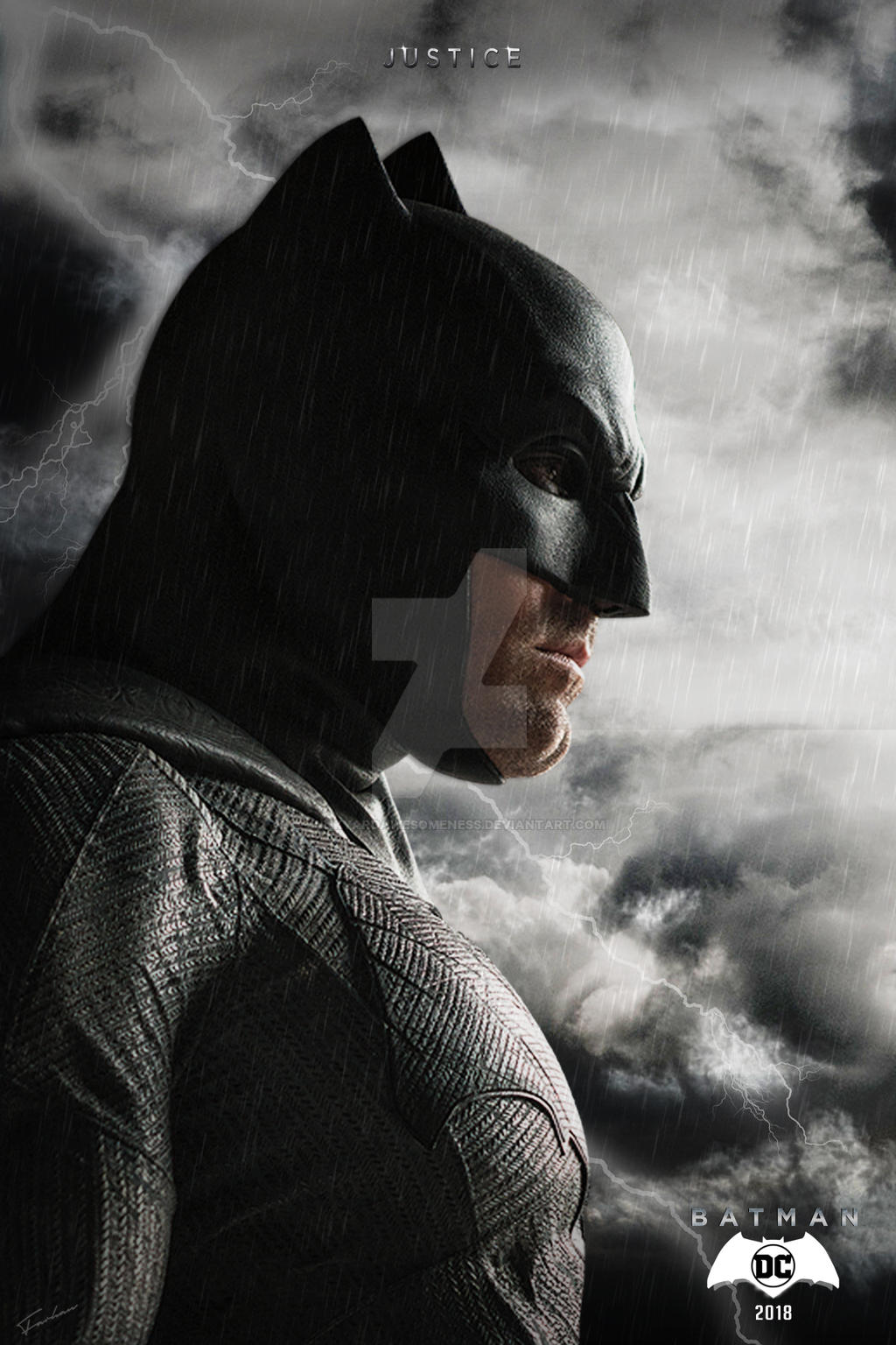 2018 Ben Affleck Batman Poster HD by JunkyardAwesomeness 