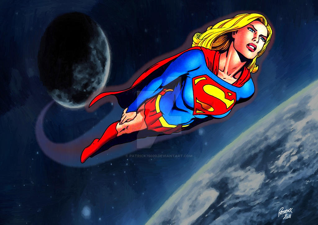 Supergirl in Space 2 by Patrick75020 on DeviantArt