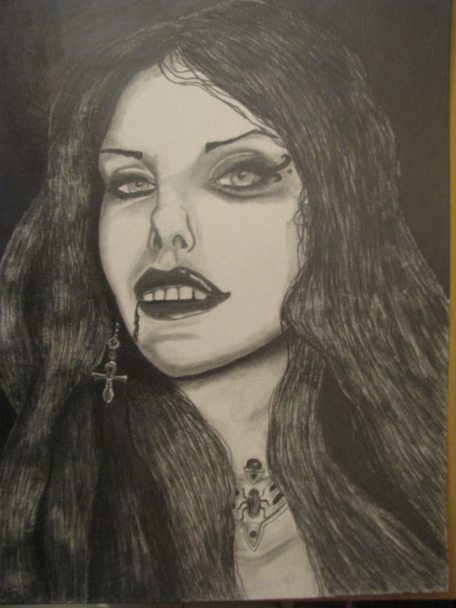 A Vampire Woman by Alexchainsaw on DeviantArt