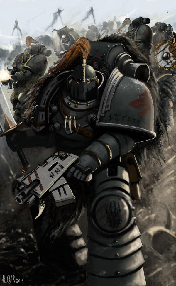 Pre Heresy Space Wolves by Ilqar on DeviantArt