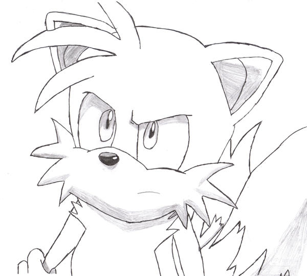 Drawing of Tails from Sonic by gothchik101 on DeviantArt