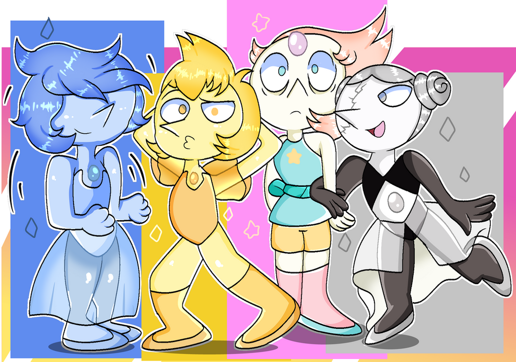 Draw Your Squad meme is owned by ^^ We finally see what all the Pearls are and I wonder if they will be more :3  I wonder if our Pearl is actually White Pearl and White Diamond's Pearl is actu...