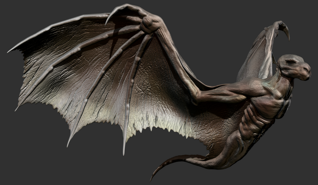 modelling wings zbrush