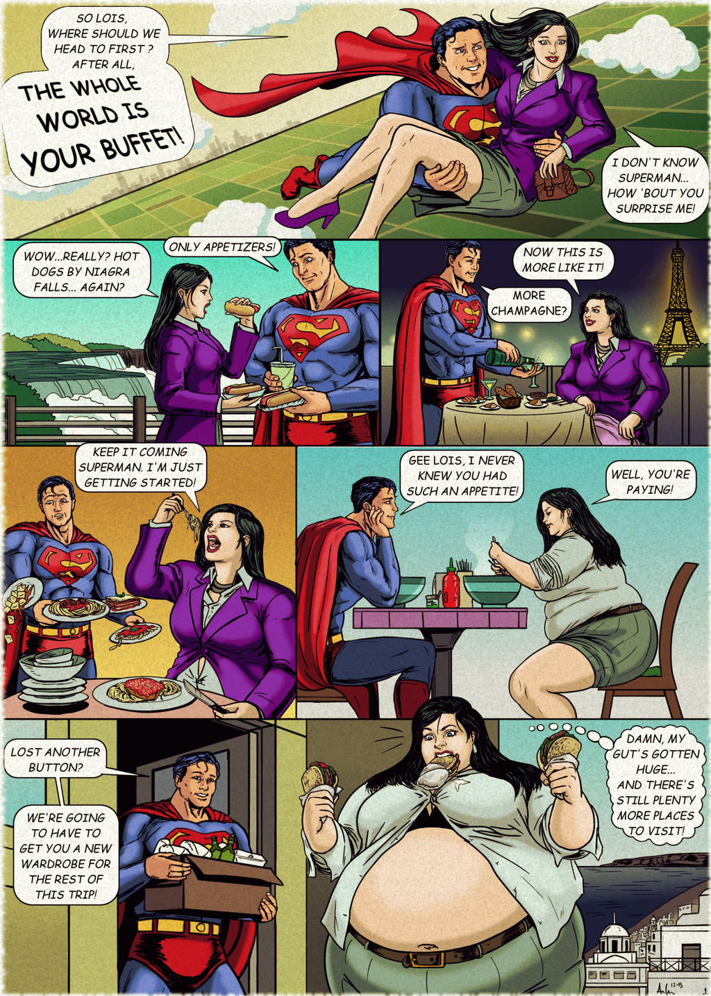 Lois Lane: The World is Your Buffet! by Ray-Norr
