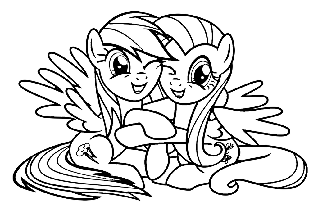 rainbow dash coloring pages - photo #12