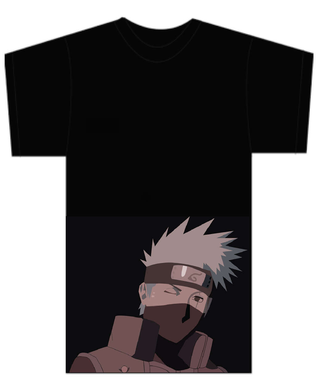 Kakashi Hatake Design On T shirt Template by CreativeDyslexic on DeviantArt