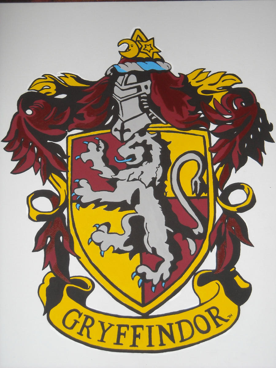 Gryffindor Crest Painting2 by Archerchick on DeviantArt