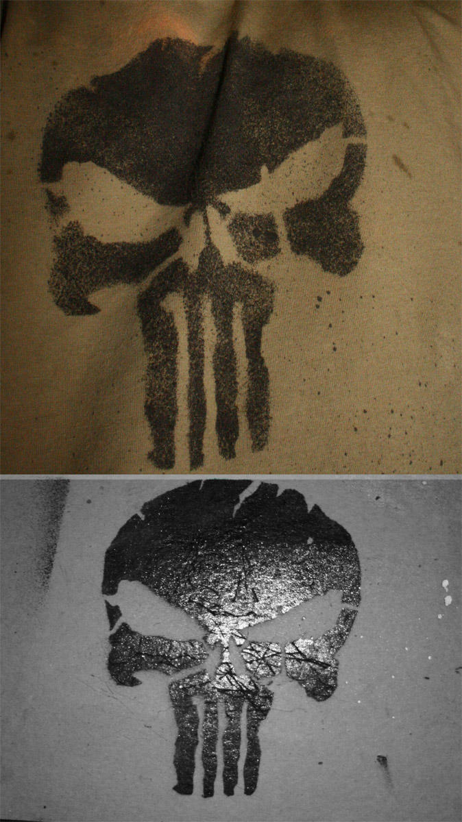 Punisher stencil by Evilmorph on DeviantArt