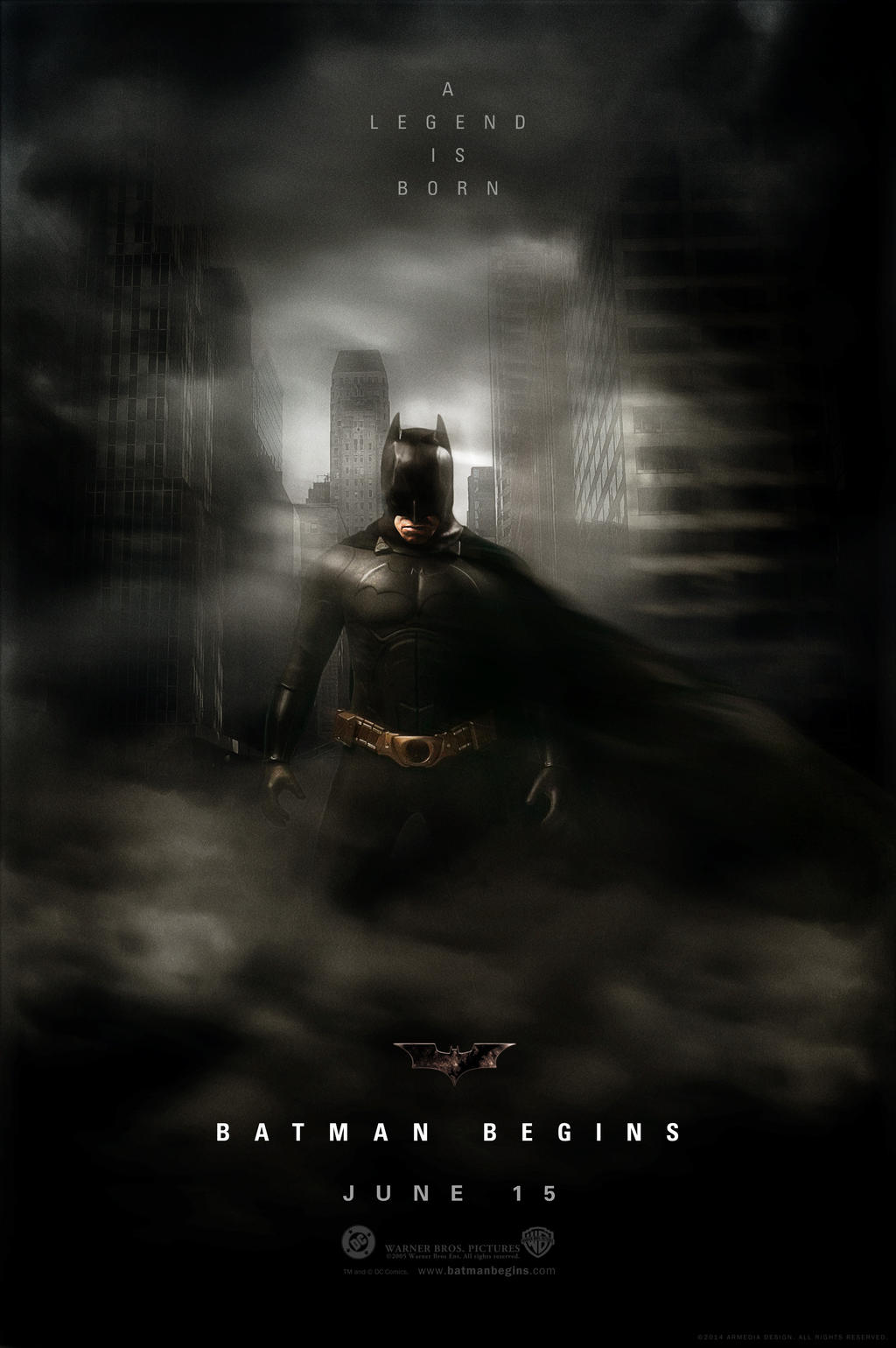 Batman Begins Movie Poster by altobello02 on DeviantArt