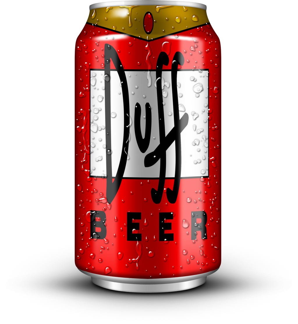Can of Duff Beer by FearOfTheBlackWolf on DeviantArt