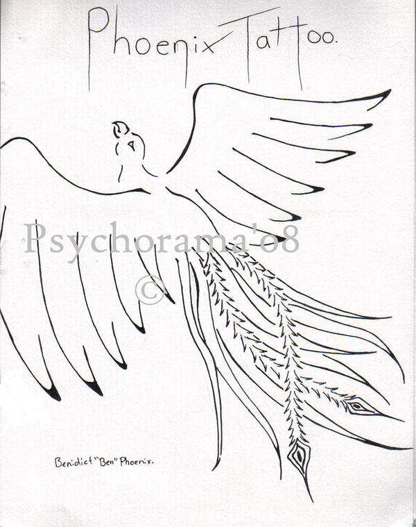 Phoenix Tattoo Design by psychorama on DeviantArt