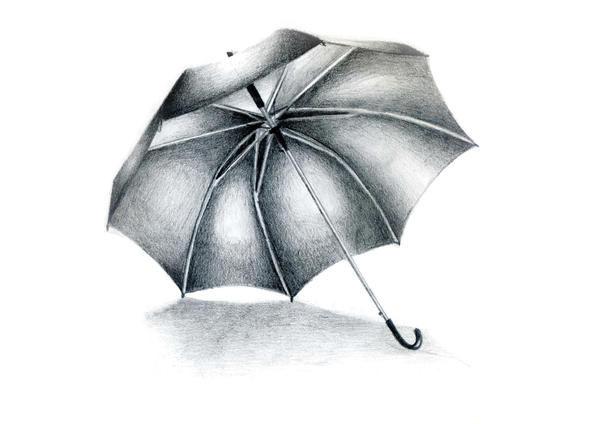 Umbrella-still life drawing by Innovative-Squirrel on ...