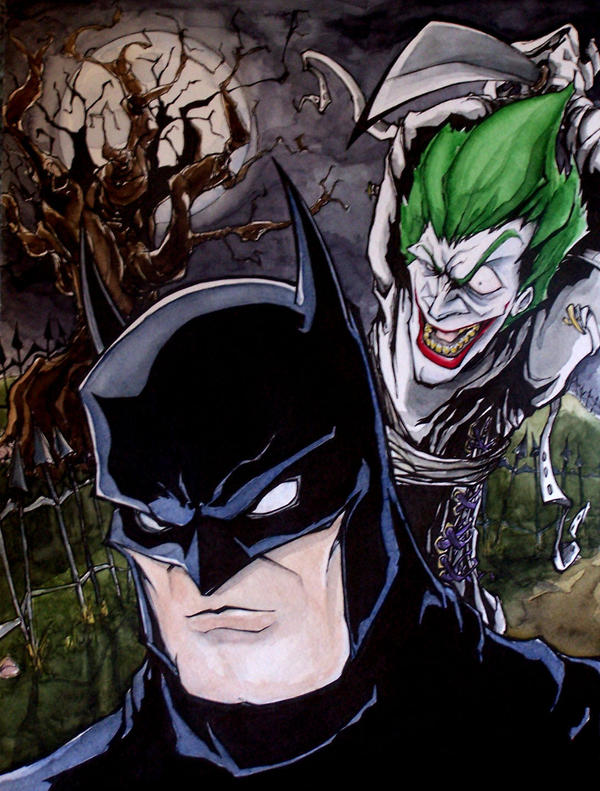 Batman vs. Joker by MatthewFletcher720 on DeviantArt
