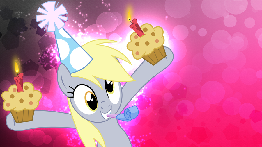 mlp__derpy__s_muffin_party_wallpaper_by_