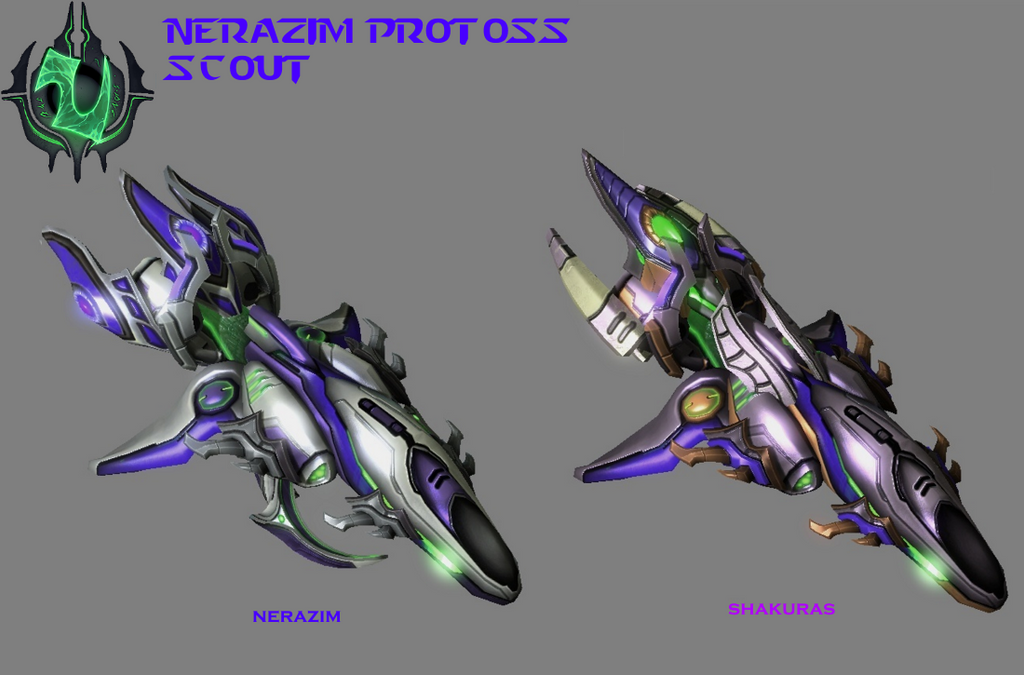 StarCraft 2 - Nerazim Protoss Scout by HammerTheTank