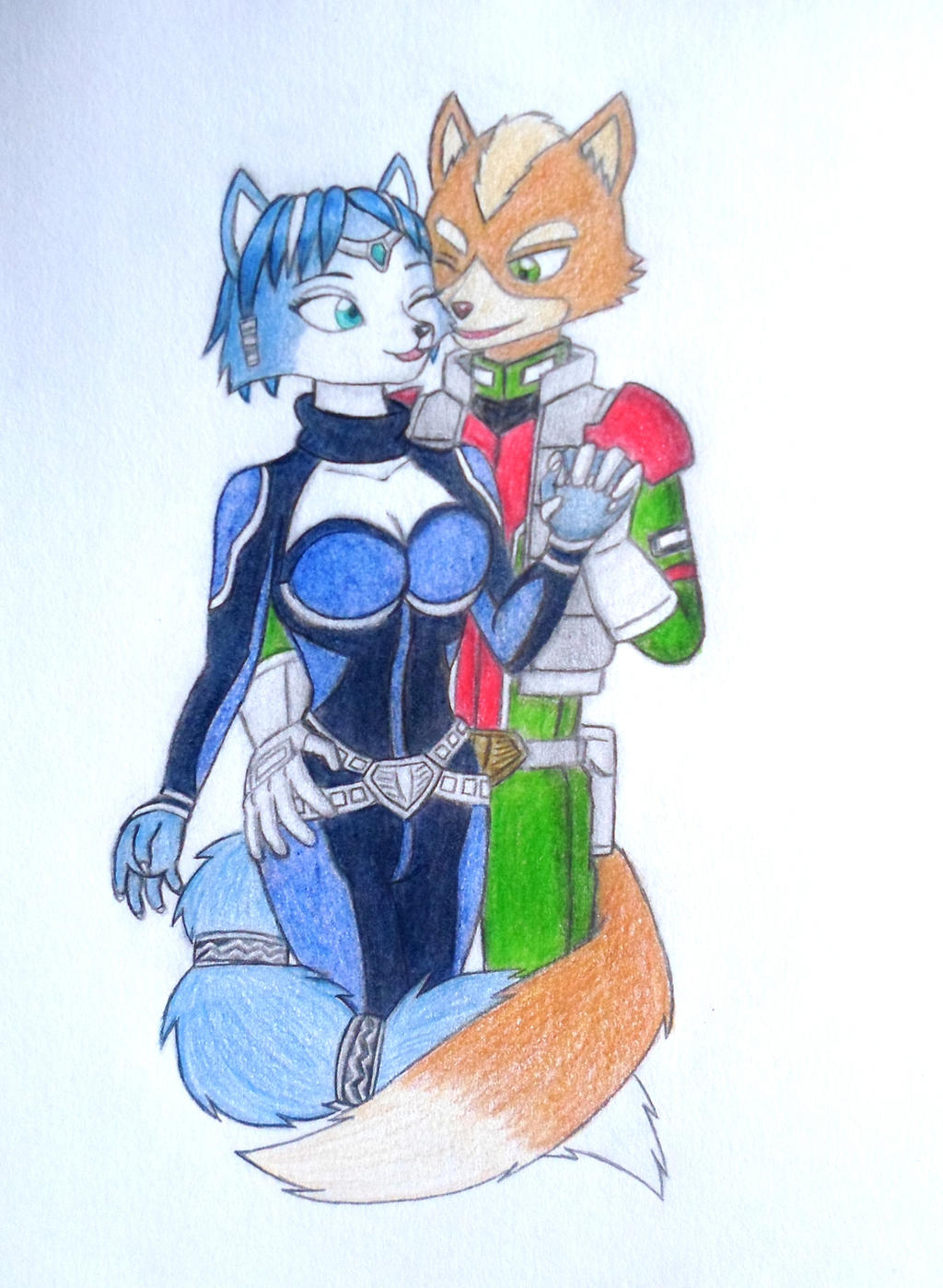 Fox and Krystal together favourites by ShiningRayWolf on ...