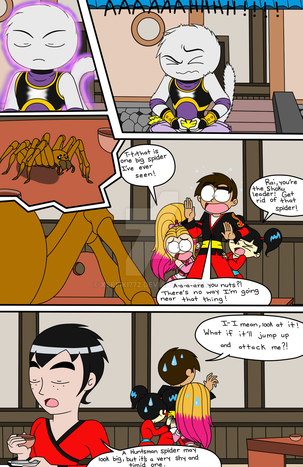 XS comic: Spider! part 1 by XSreiki772 on DeviantArt