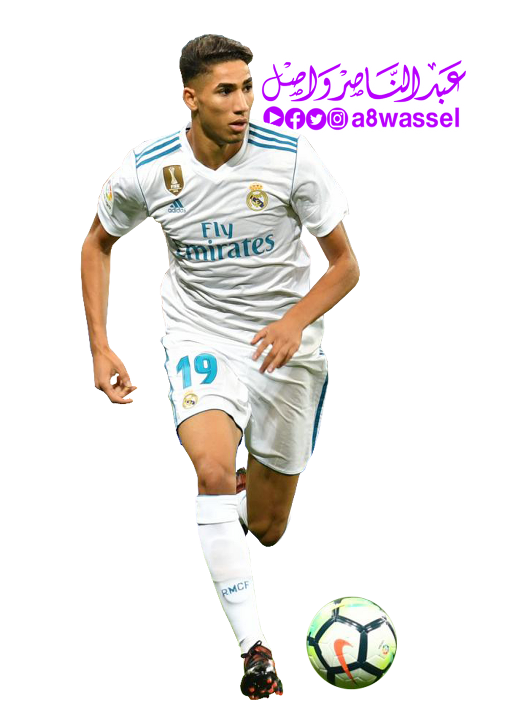 Achraf Hakimi - Real Madrid 2018 by A8WASSEL on DeviantArt