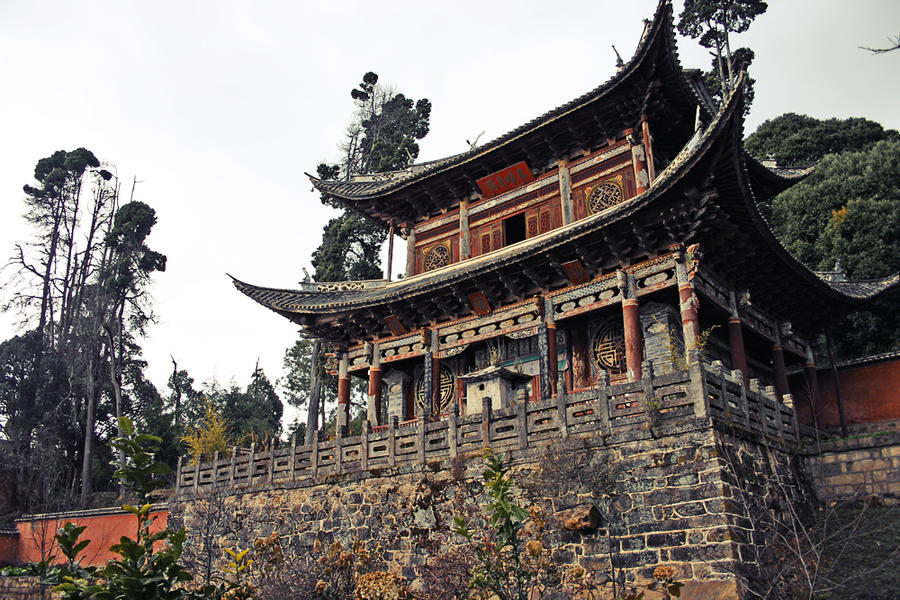 old chinese temple by hakkat on DeviantArt