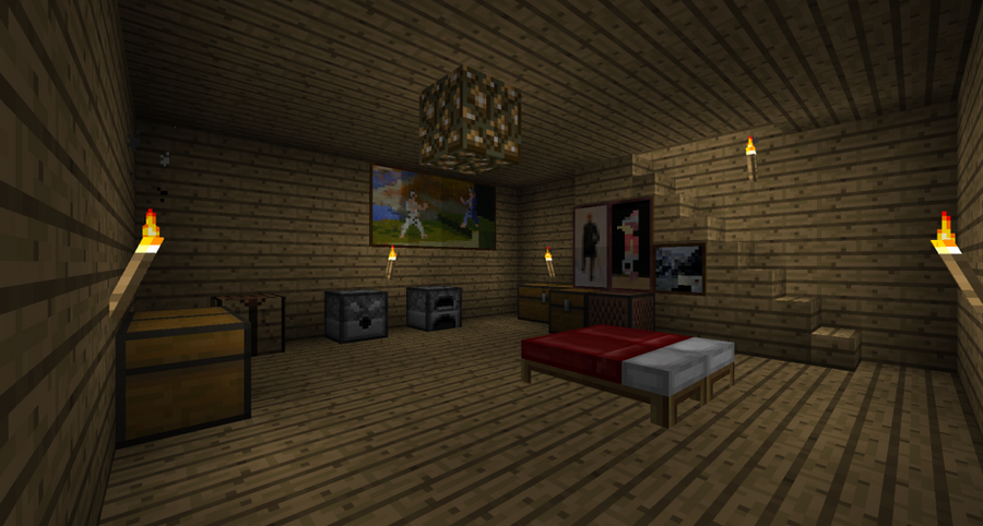 PhG- Minecraft House Inside by PhazonGalaxy on DeviantArt