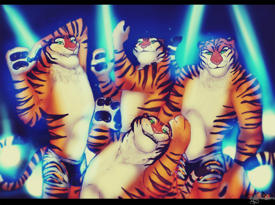 https://mysteriousharu.deviantart.com/art/Zootopia-Gazelle-Tigers-Dancers-614698412
