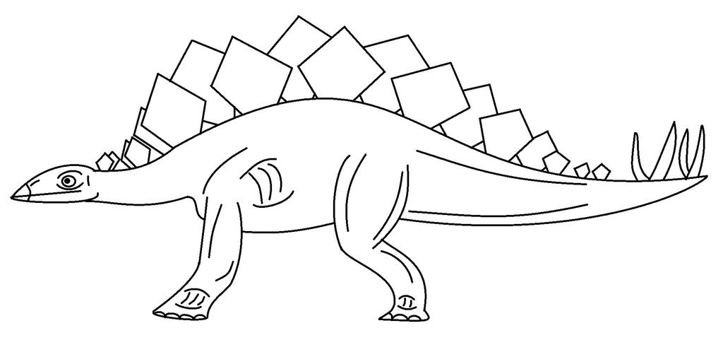 Stegosaurus base by Dinossword on DeviantArt