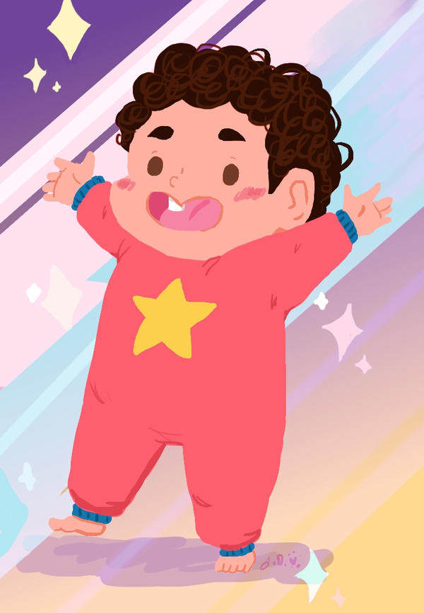 I colored little baby Steven