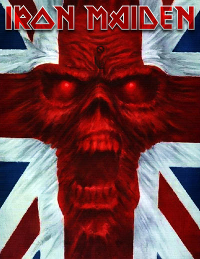Image result for iron maiden union jack
