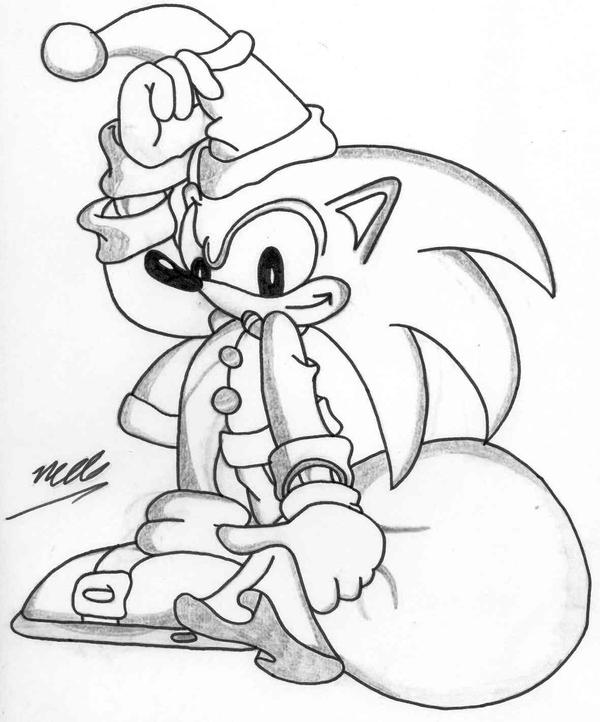 Christmas Sonic the Hedgehog by Kiru12 on DeviantArt