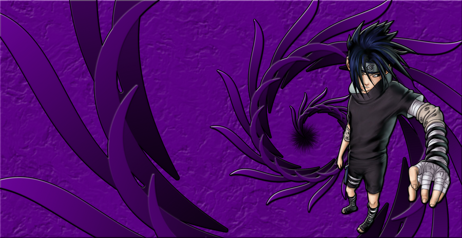 Sasuke Purple Swirl Wallpaper by KreshnikGj on DeviantArt
