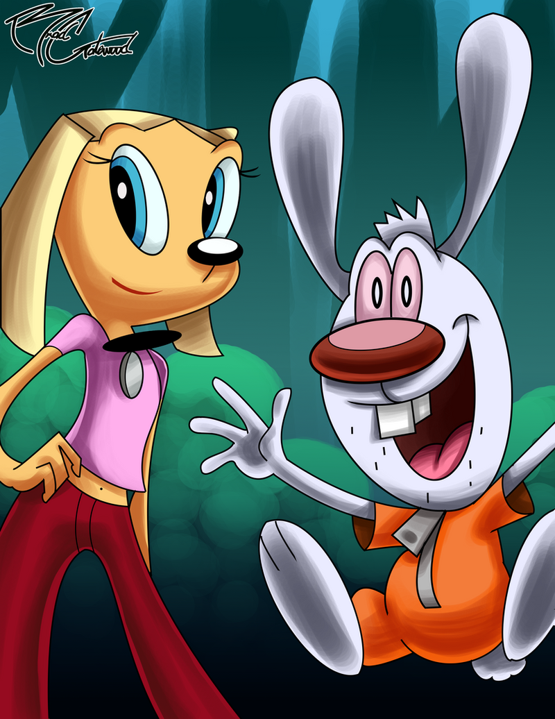 Brandy and Mr Whiskers by MrBigTheArtist on DeviantArt