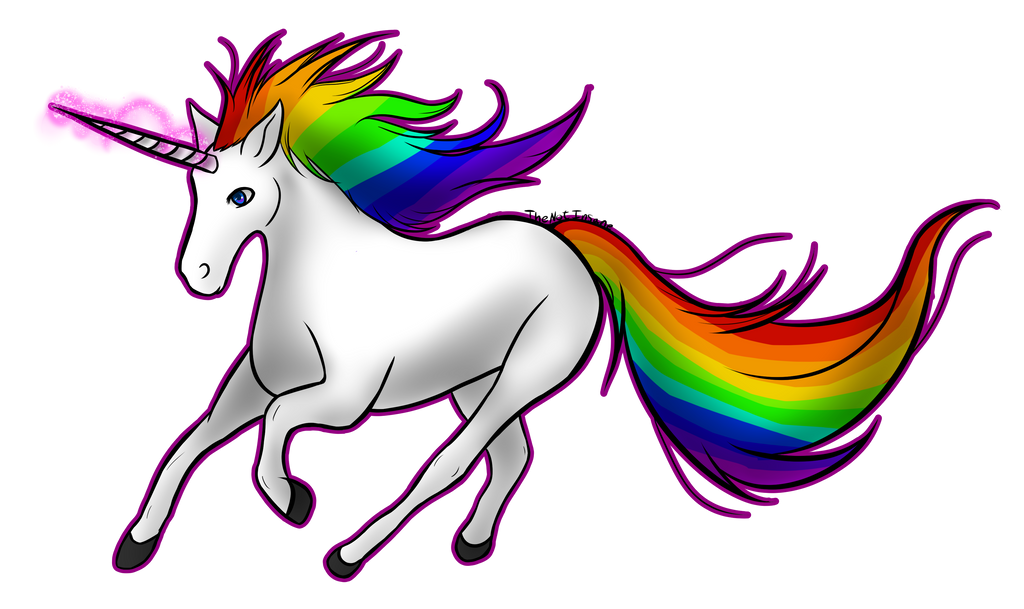 The Rainbow unicorn by TheNotInsane on DeviantArt