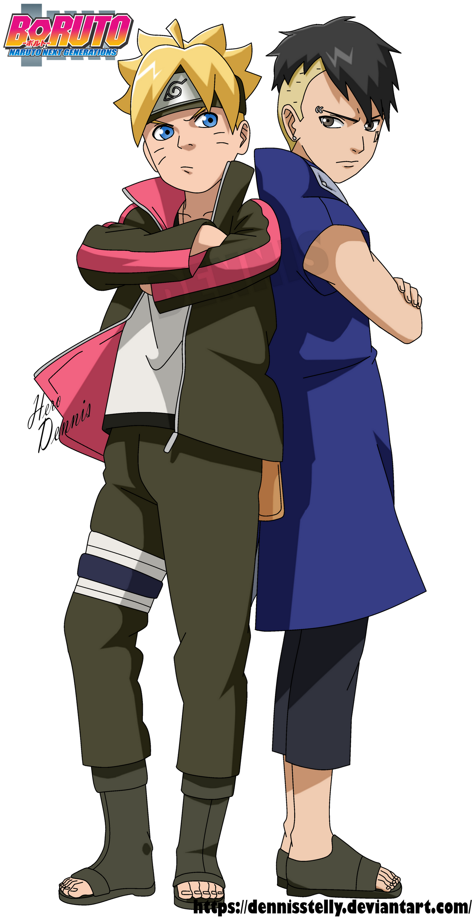 Boruto and Kawaki - Naruto Next Generation by DennisStelly on DeviantArt