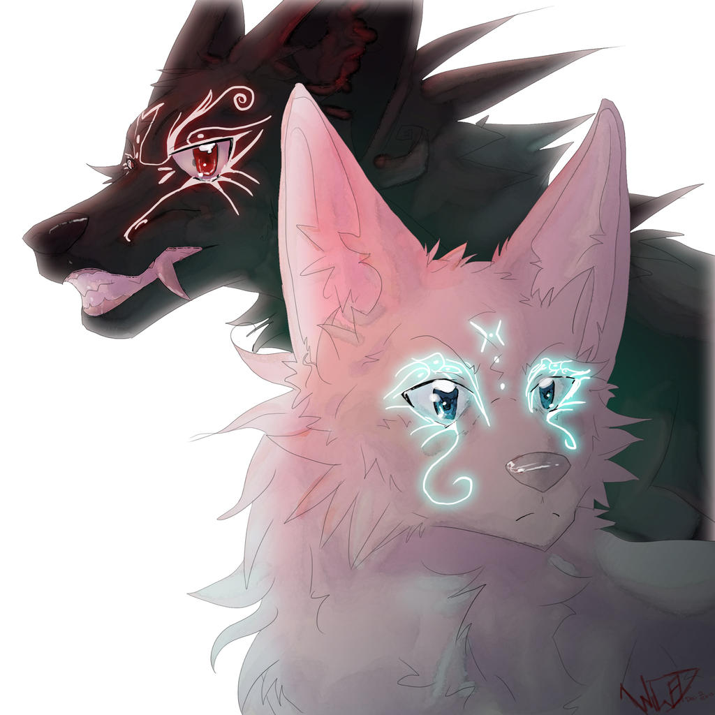 Off-White~ Skoll and Hati by Wolved on DeviantArt