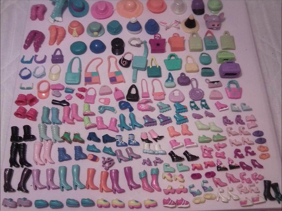 My Polly Pocket Shoes, Bags and Accessories by pongo500 on