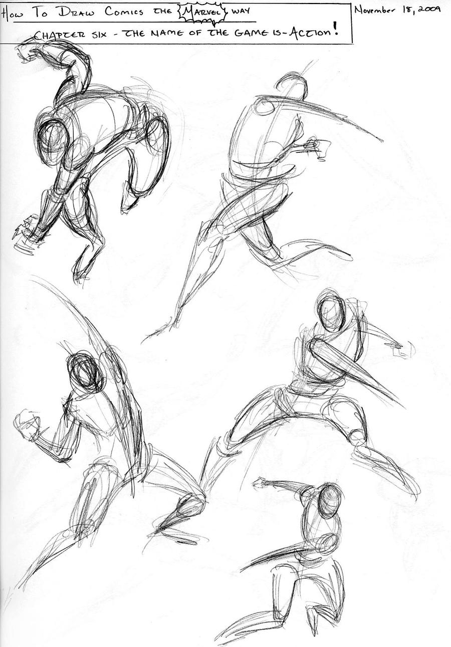 Marvel Gesture Sketches by TheLadyNerd on DeviantArt