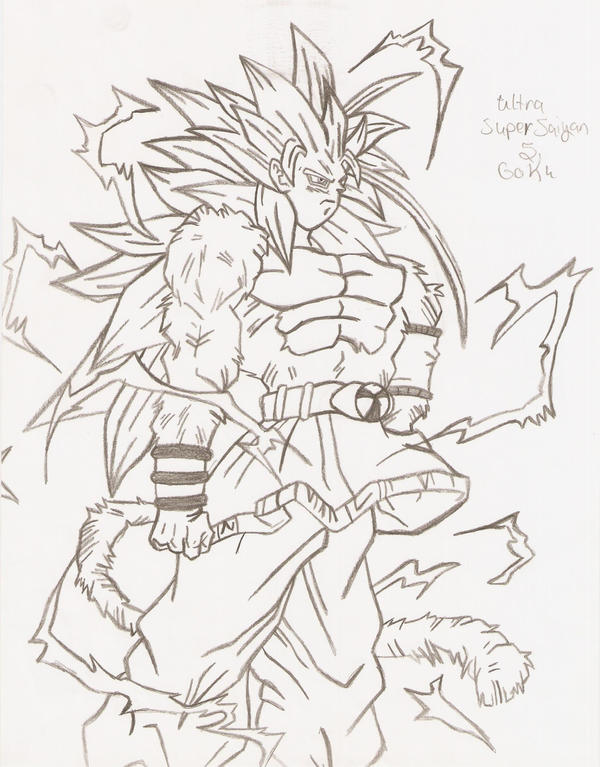 Super Saiyan 5 Goku 2 by Kiro06 on DeviantArt