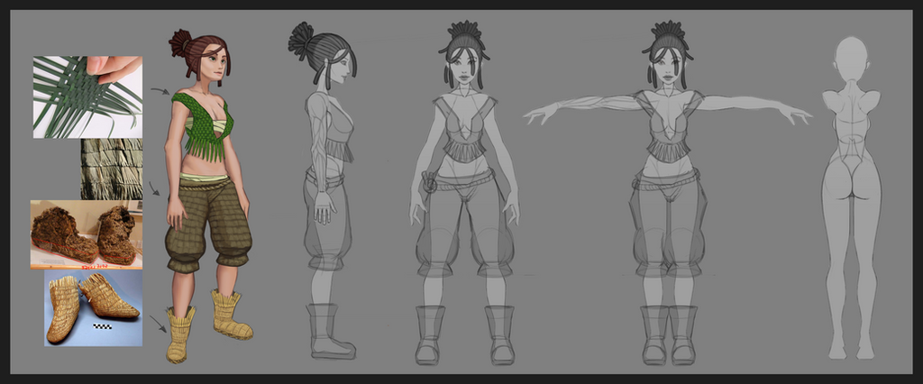 SHROOMS Game  Character Model  Sheet  by Torres PT on 